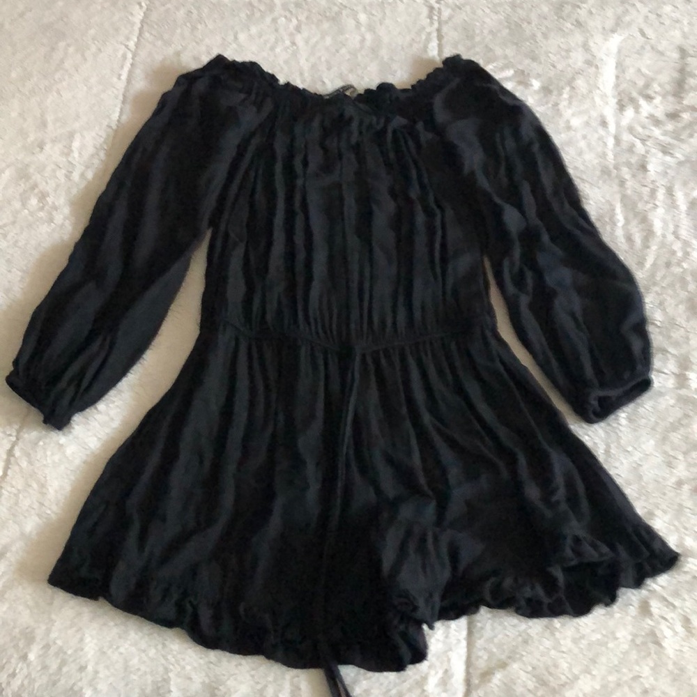 Brandy off the shoulder romper